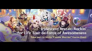 [Genshin Impact Livestream] Event Quest - Iridescent Arataki Rockin' (Eng ver JP voice)