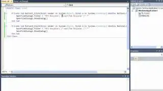 VB.Net - Save-OpenFileDialog Kullanımı
