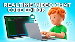 Node.js Express Project to Build Realtime WebRTC Video Chat Code Editor Using Socket.io