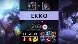 Ekko Mid vs Sylas: Triple Kill, Legendary - KR Master Patch 14.19