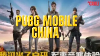 🔴 PUBG MOBILE CHINA, Game For Peace Canlı Yayın