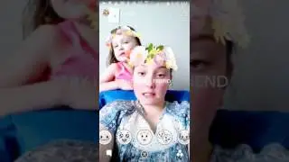 SnapChat with 4 year old w/Reegan