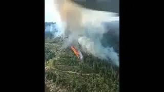 Munții României, mistuiți de FLĂCĂRI din cauza temperaturilor extreme! 80 ha de pădure ard, în Gorj