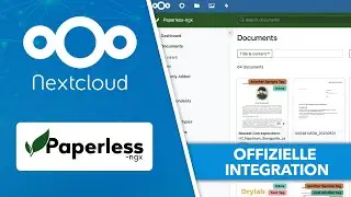 Offizielle Paperless NGX Nextcloud Integration - Dokumente von Nextcloud zu Paperless übertragen
