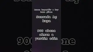 Hedef 900 Abone #youtube #youtubeshorts #kesfet