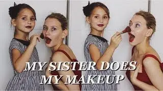 Сестра Делает Мне Макияж // My Sister Does My Makeup