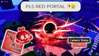 TTK SWORD + RED PORTAL with OFF SCREEN SHAKE ONE SHOT COMBOS ... | Blox fruits PVP