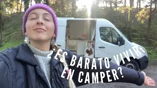 💸 CUANTO me GASTO una semana VIVIENDO en FURGONETA 🚐  Solo female van life 