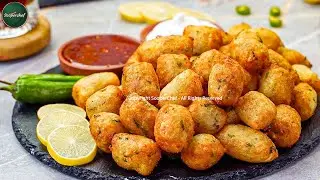 Deliciously Crunchy Potato Puffs for Ramadan Iftar Recipe by SooperChef