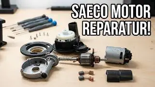 Saeco Philips grinder motor completely dismantle Troubleshooting Rotor defective open Grinder broken