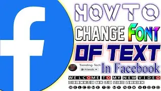 How To Change Font Of Text In Facebook | Stylish Fonts | 100% Working | TechWithSaad