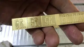 Гравировка латуни,полезные советы!