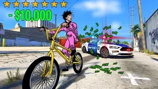 Every law I break, I lose $10,000 in GTA 5 RP!