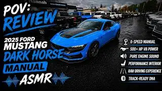 POV: 2025 Ford Mustang Dark Horse Manual (V8… PURE SOUND 👀🔥)
