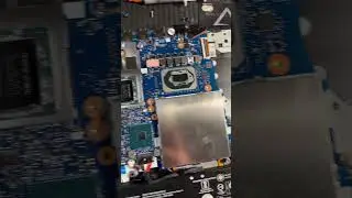 Lenovo Legend 5P internal view GPU CPU paste dried out need new
