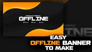 The Easiest Offline Banner You can Make! (SpeedArt)