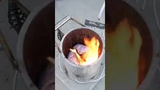 Burn a Shirt with Pure Oxygen!
