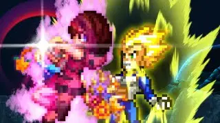 Vegeta vs Kairi - Commission #2 - [Sprite Animation]