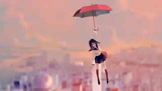 Anime Umbrella Girl