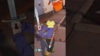 Fortnite Trunks del Futuro Espada Combos #shorts