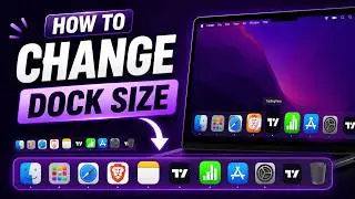 How to Change the Size of the Dock in Mac OS | Easy Customisation Tutorial