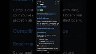 Cargo Rust material for beginners