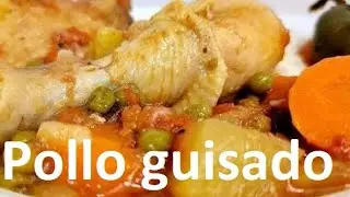 Pollo guisado. La receta más fácil y rica.