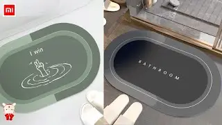 Xiaomi Bath Mat Super Absorbent Non Slip Diatom Mud Bathroom Rug Quick Drying Bath.