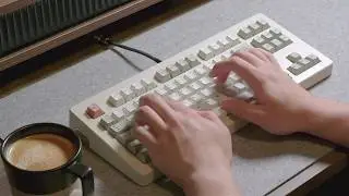 RAMA U80 Typing Sounds | Cream Switches | Aluminum Plate