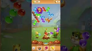 Bubble Pop Forest Rescue Level 55 no booster [Gameplay Walkthrough] optimized for smartphones