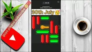 Hamster kombat Mini game 30th july/Hamster mini game today/today Mini game #minigames