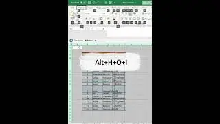 AutoFit Row & Column Shortcut Key in Excel 
