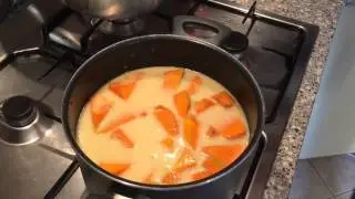#143: Тыквенный крем-суп с кокосовым молоком и карри