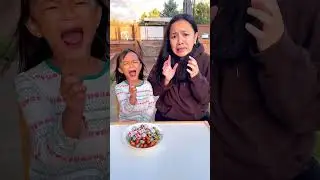 Mom bites her finger 😱🤣❤️👧🏻👶🏻✅🌈🚀