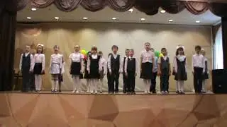 Студия "Берегиня" ЦДТ, ансамбль 1б класса, песня "Мы солдаты"