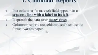 11. Ms Access 2003 Tutorials in Urdu - Database Reports Urdu Tutorials