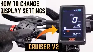 EMOVE Cruiser V2 Tutorial: How to Change Display Settings