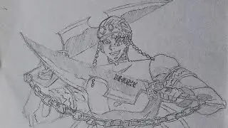 Quick Drawing: Tengen Uzui from Demon Slayer Kimetsu no Yaiba