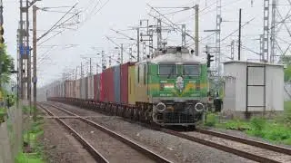 First Spotting of Saiyedpur Bhitri WAG 9 | Container Freight Train !!