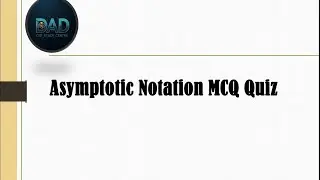 MCQ on Asymptotic Notation | Crack GATE/Interviews Fast/Interviews Fast#gate #timecomplexity#quiz