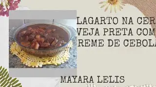 Como fazer lagarto na cerveja preta com creme de cebola