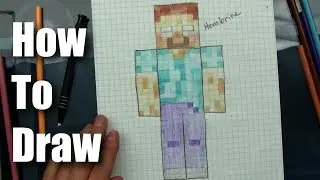 How To Draw - Herobrine from Minecraft