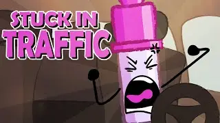 marker guy gets stuck in traffic
