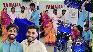 💥 UNVEILING & DELIVERY OF R15 V4 FOR RISHIBALA 😍 - வடக்கனுக்கு புது BIKE 🏍️