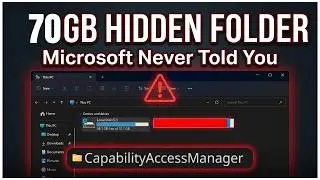 Windows Has a Hidden 70GB Folder Microsoft Never Told You About (Fix It Now)
