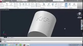 How To Write Text On Curved Face In Autocad......Tutorial 28.