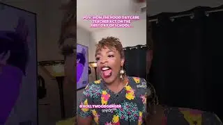 😂❤️📚POV: How The Hood daycare teacher act on the first day of school… #MsRenee #funny