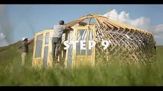 Build up the Yurt; Erect the Yurt; Assemble the Yurt; Set up the Yurt from Mongolia