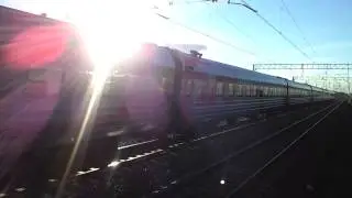 Электровоз ЭП2К-??? со скорым поездом