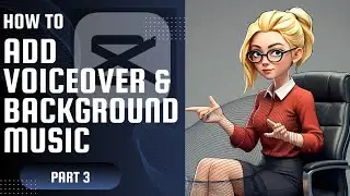 How To Add Voiceover and Background Music On Your Video Using Capcut Video Editor #capcut #howto